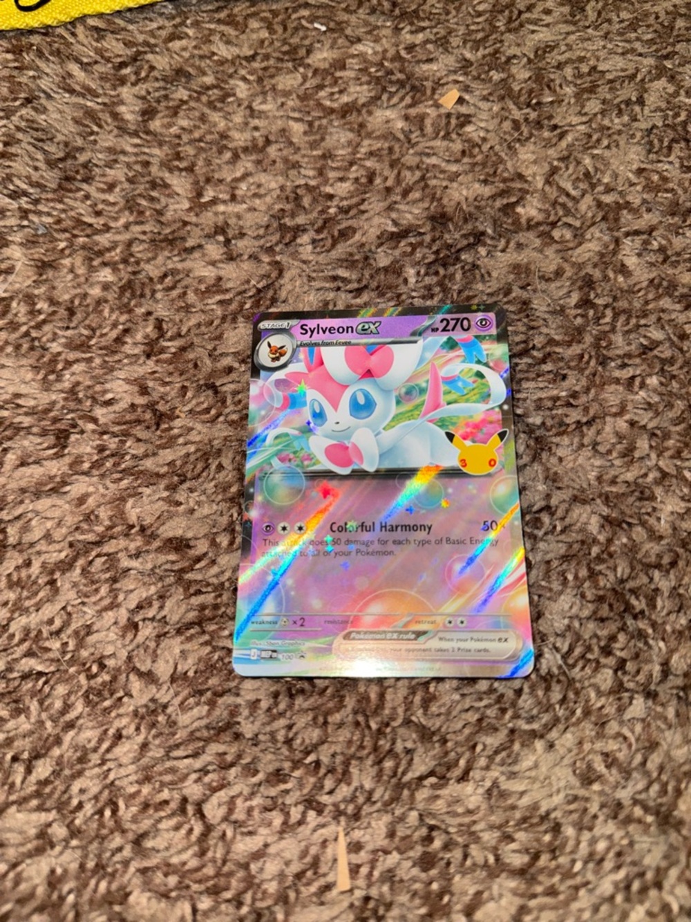 2026 Pokémon TCG Sylveon ex 100 Black Star Promo 30th Celebration English